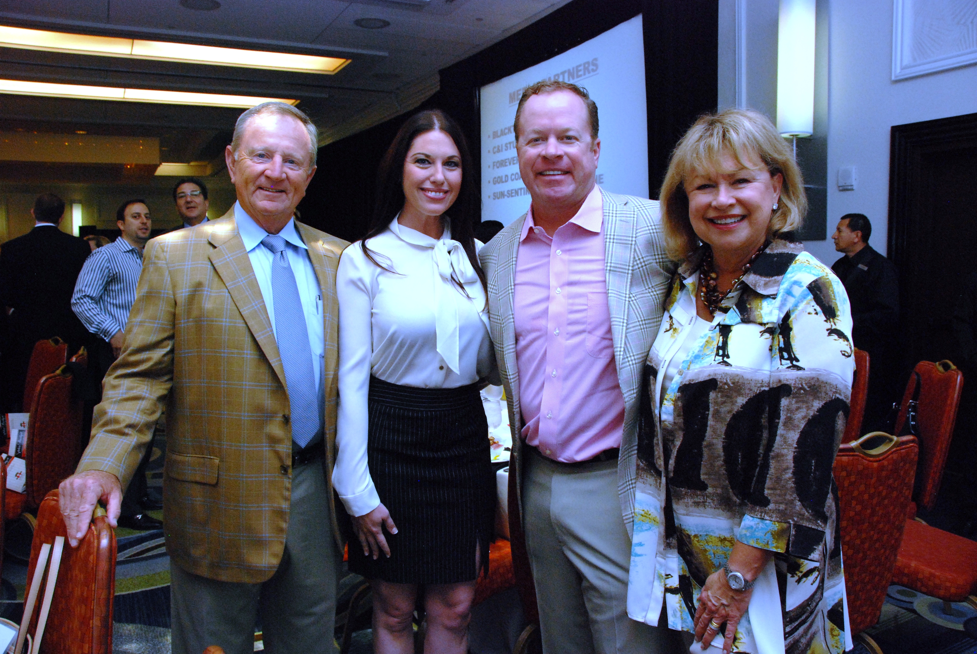 Bob Moss, Cheryl Seinfeld, Chad Moss & Sandy Moss