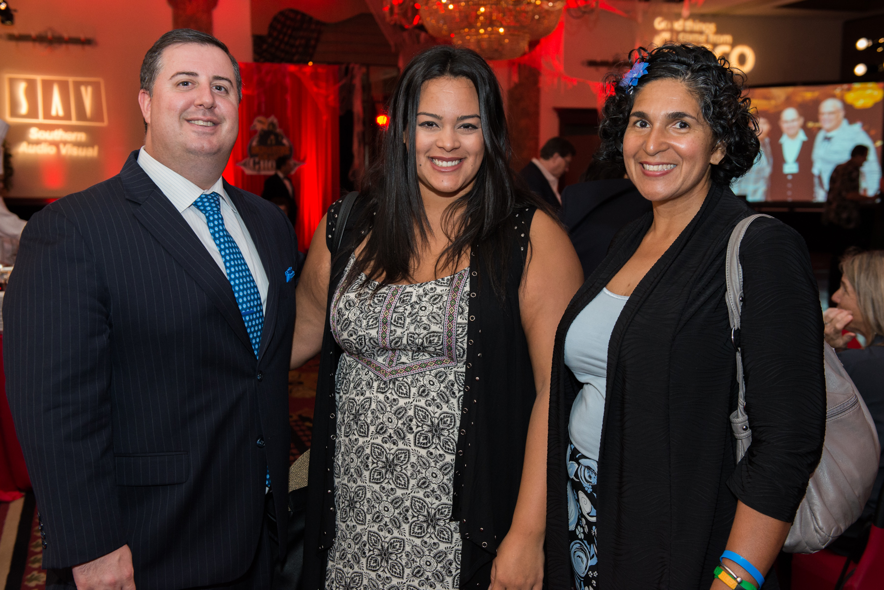 Marc Infante, Jessica Rosales and Stacy Casson